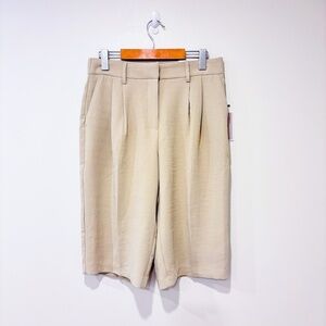AUTRES FILLES Beige‎ bermuda shorts